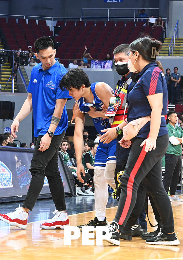 Ashton Salvador sustained an injury at Star Magic All-Star Games 2023.