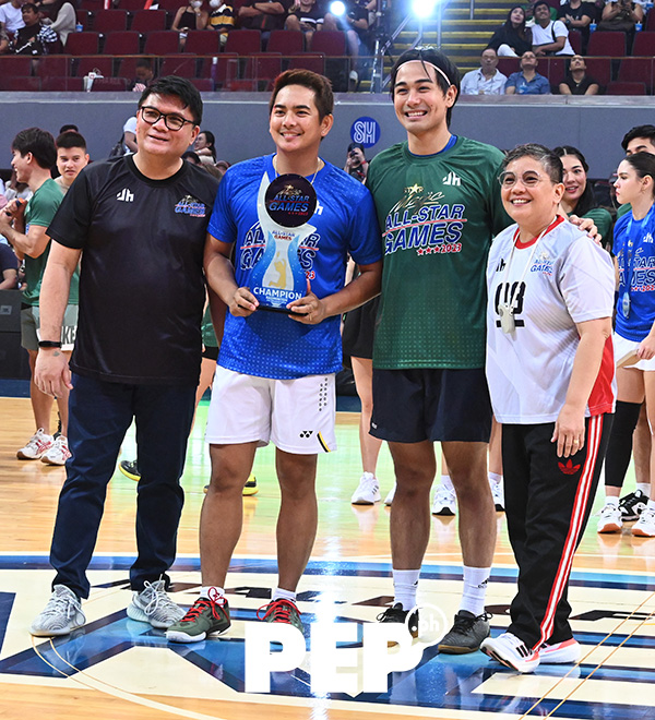 Neil Coleta and Chito Alicaya are badminton champs at Star Magic All-Star Games 2023