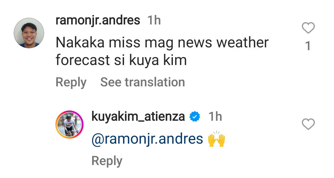 Kim Atienza netizens weather news