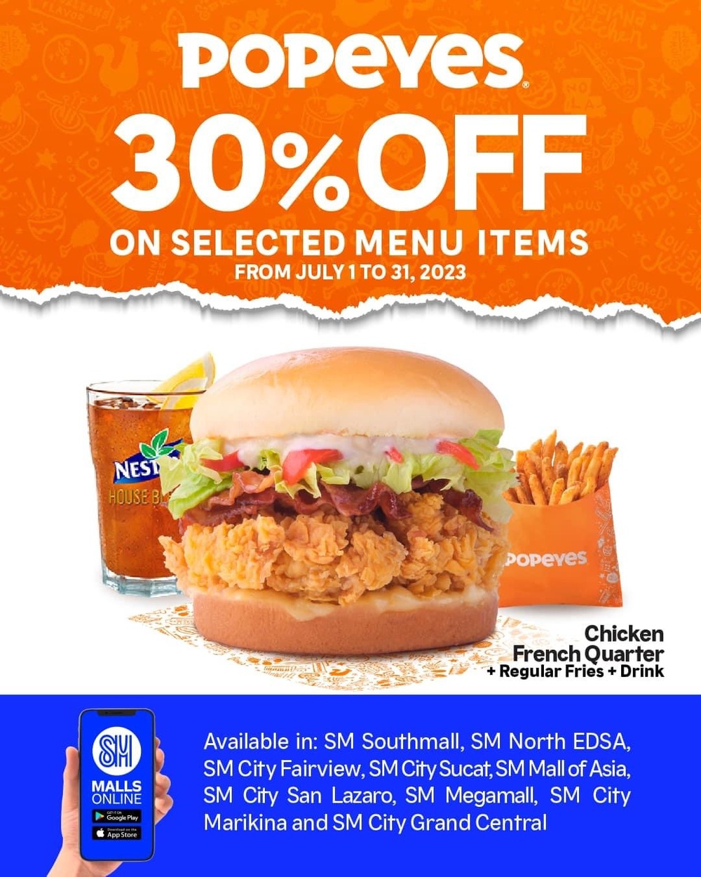 Awesome chicken deals and promos this National Fried Chicken Day 2023 from Popeyes Philippines