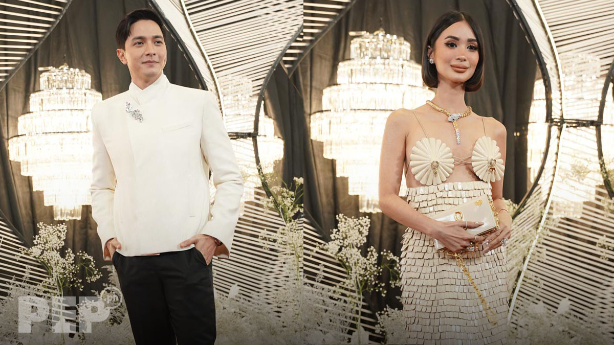 Alden Richards and Heart Evangelista's outfits at GMA Gala 2023 | PEP.ph