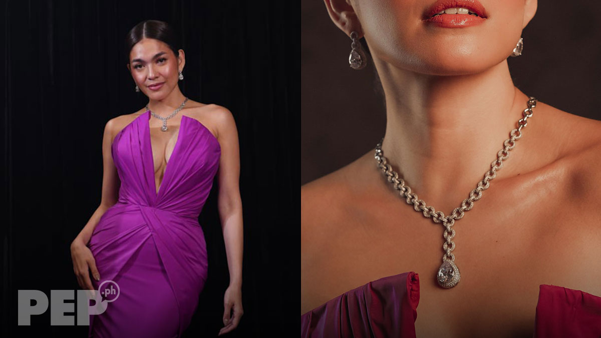 Andrea Torres wears PHP25 million necklace at GMA Gala 2023