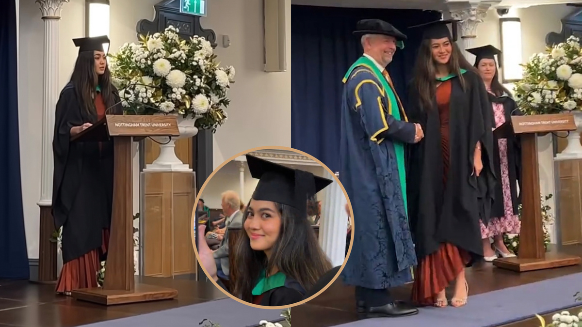 Atasha Muhlach graduates from Nottingham Trent University-Business School with honors