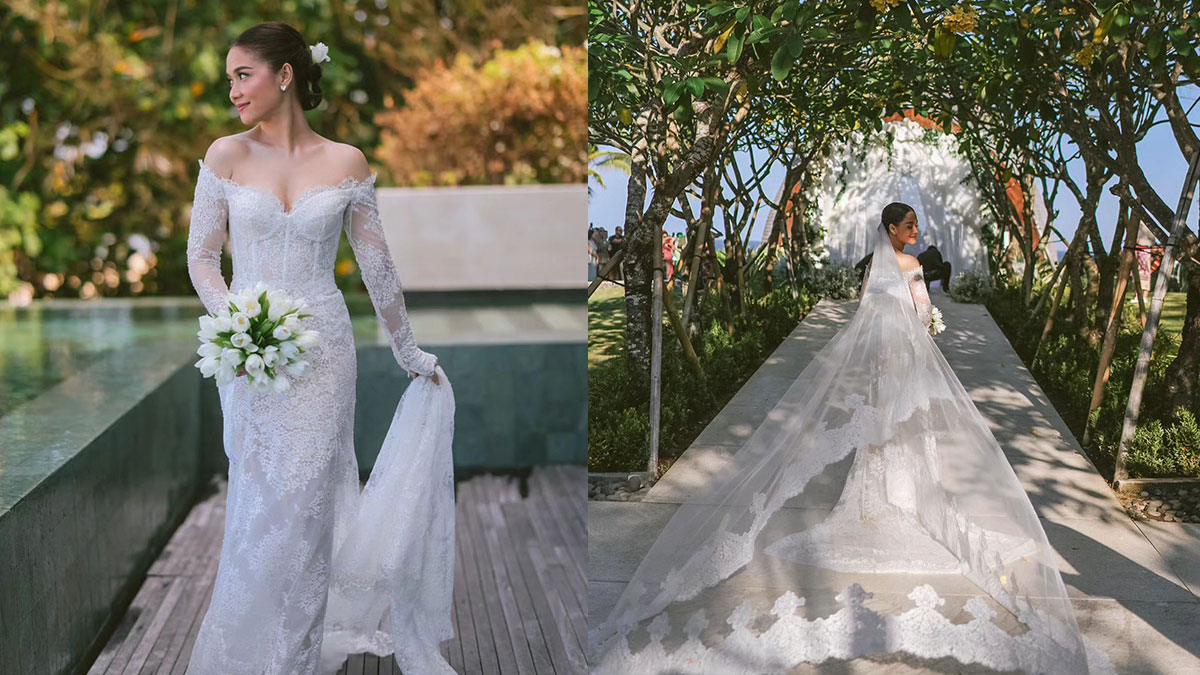 FIRST LOOK: Maja Salvador wedding gown