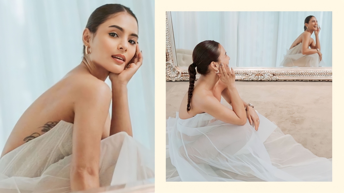 Kapamilya actress Lovi Poe is getting her fans thrilled with chic updates of her wedding gown silhouette.