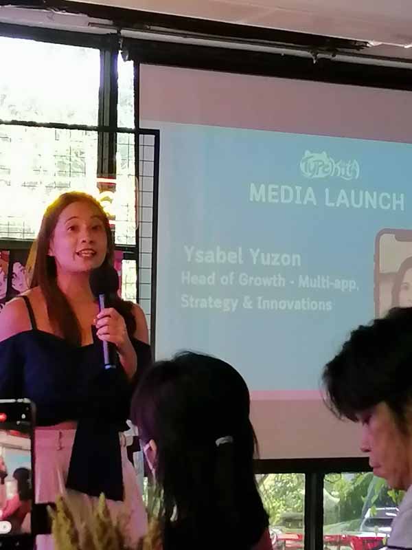 Ysabel Yuzon explaining