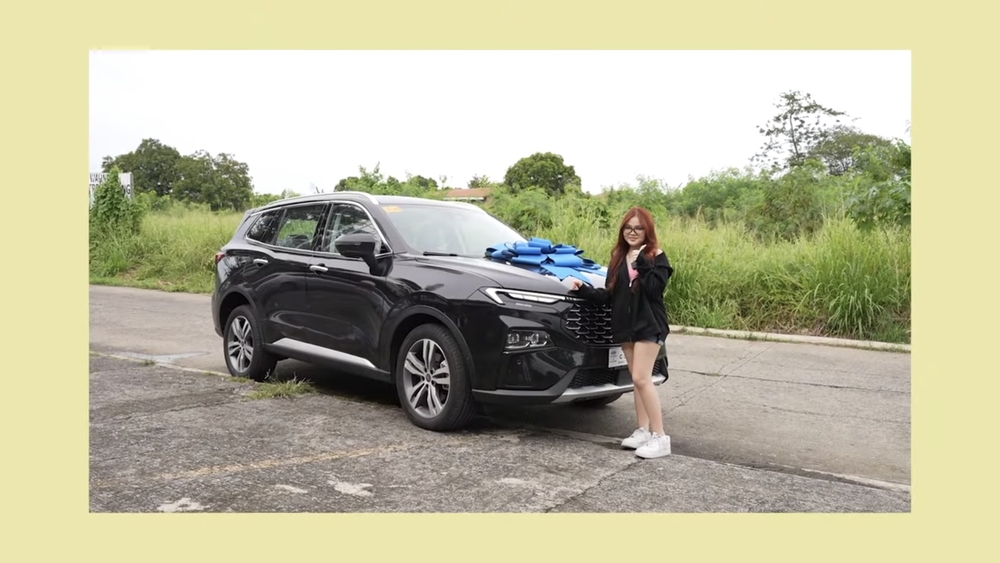 Ivana Alawi surprises Mona Alawi with her dream car, the 2023 Ford Territory Titanium X worth PHP1.3 million, as a gift for her sister's 19th birthday.