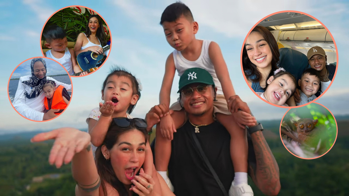 Zeinab Harake goes on a four-day family vacation to Bohol with her kids Lucas and Bia, together with her partner Bobby Ray Parks Jr..