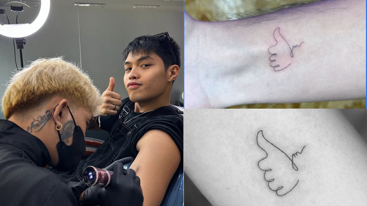 Elijah and Jerome Canlas get tattoos in honor of late brother JM | PEP.ph