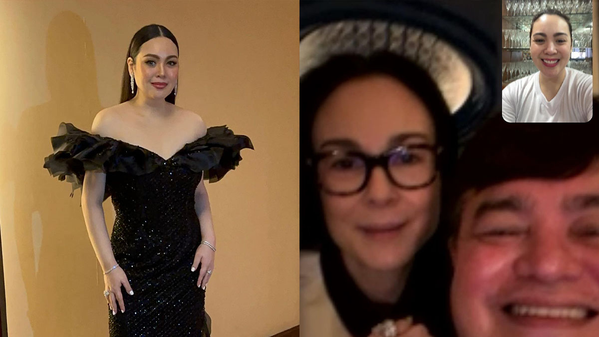 Claudine Barretto posts screenshot of videocall with sister Gretchen, brother Jay-Jay