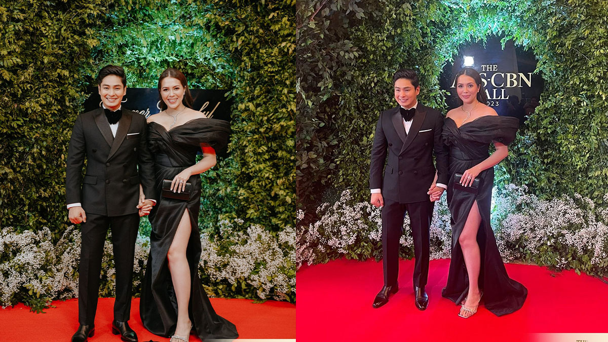 Coco Martin, Julia Montes holding hands at the red carpet of ABS-CBN Ball 2023