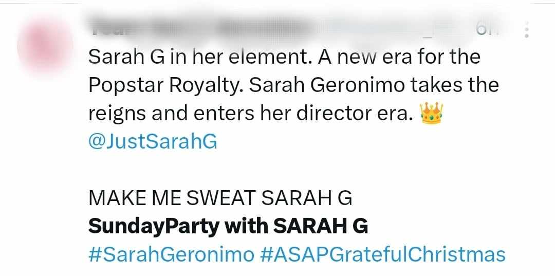 Sarah Geronimo Hot Sex Video - Singer Tyla reacts to Sarah Geronimo's \