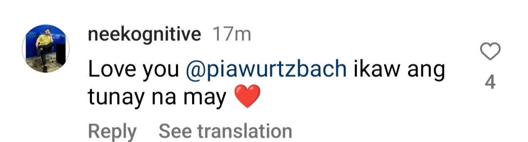 Pia Wurtzbach cryptic statement