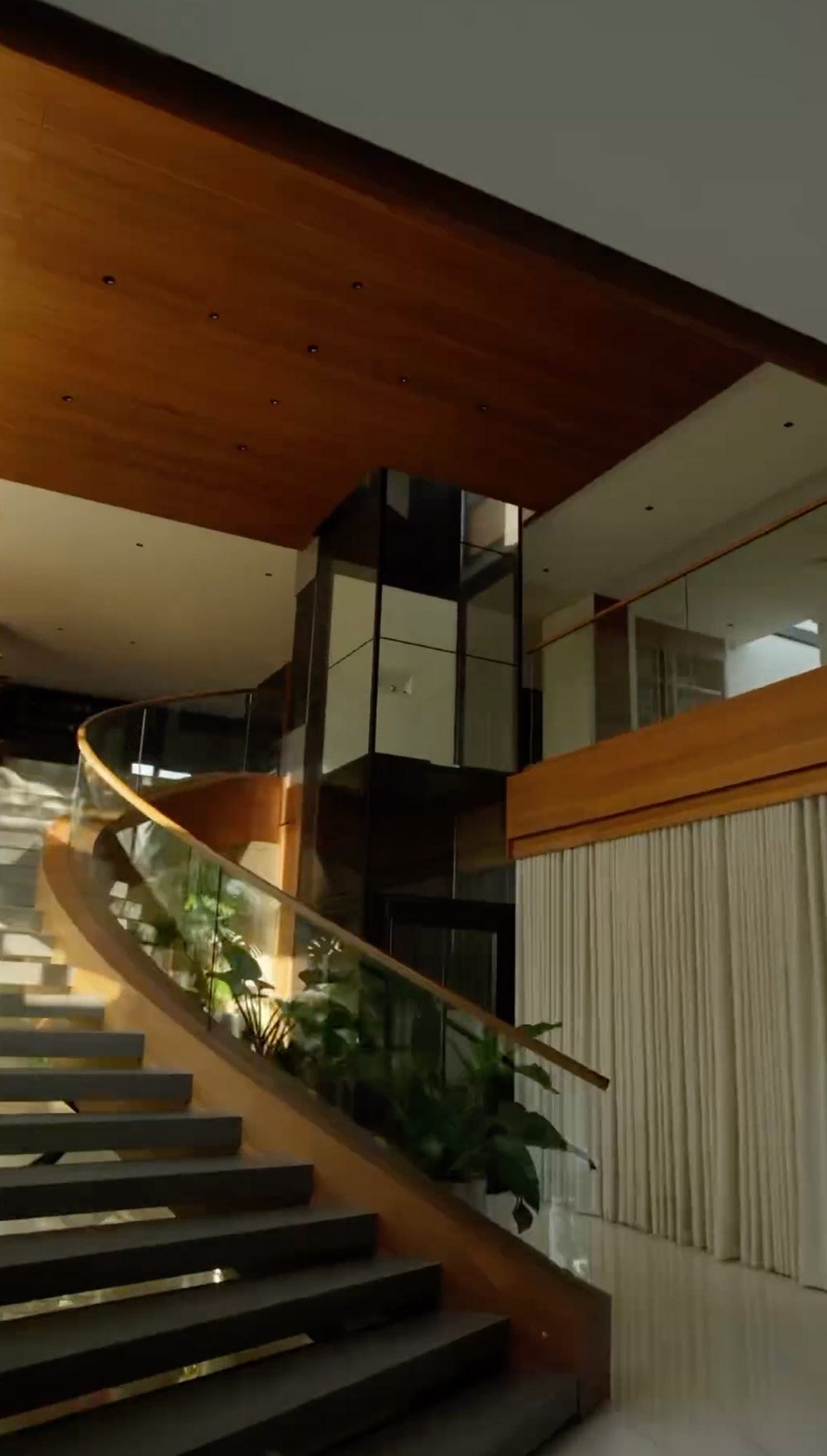 Kathryn Bernardo, celebrity home stairs and elevator