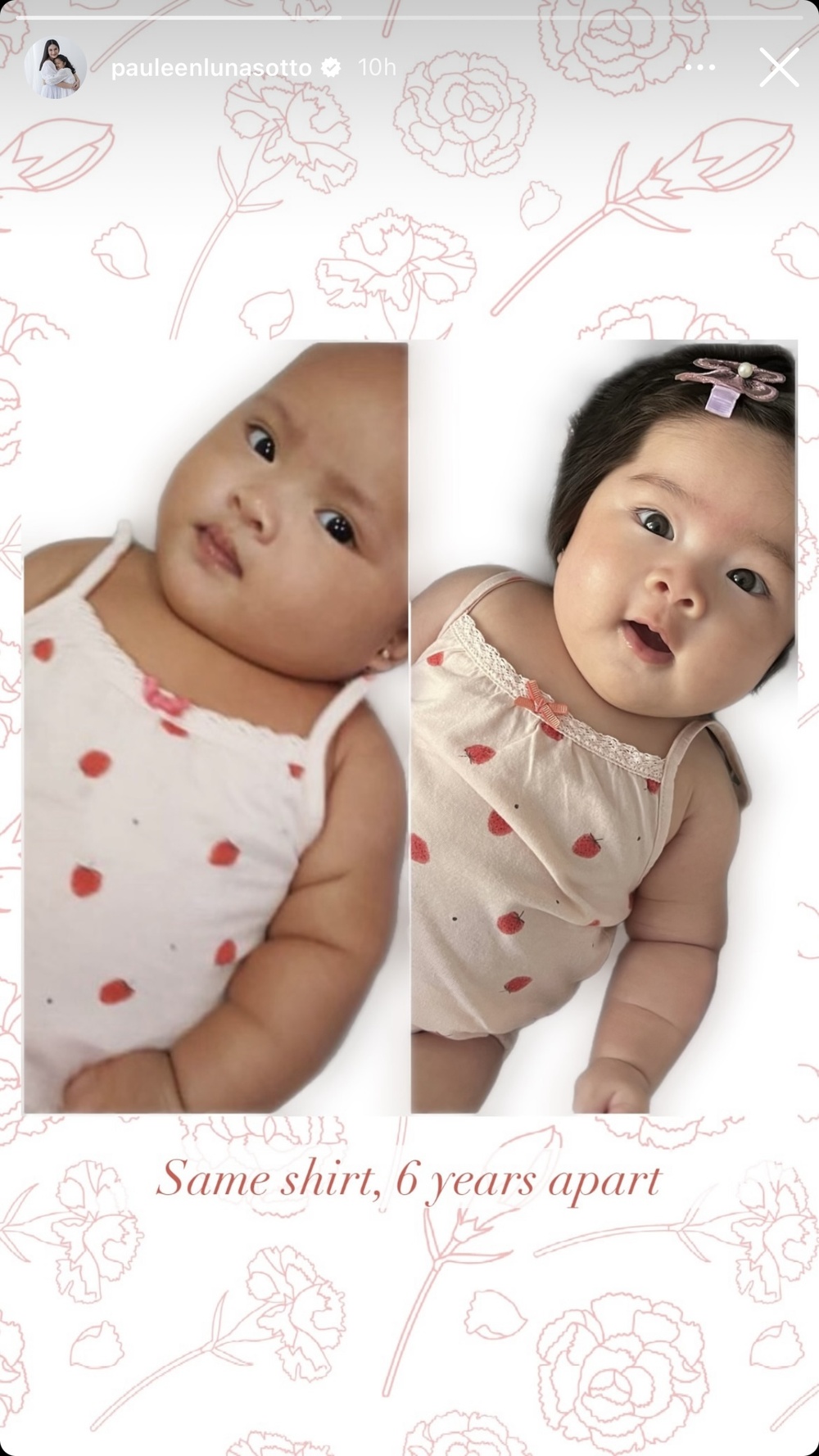 Pauleen Luna posts twinning looks of Ate Tali and baby Mochi 