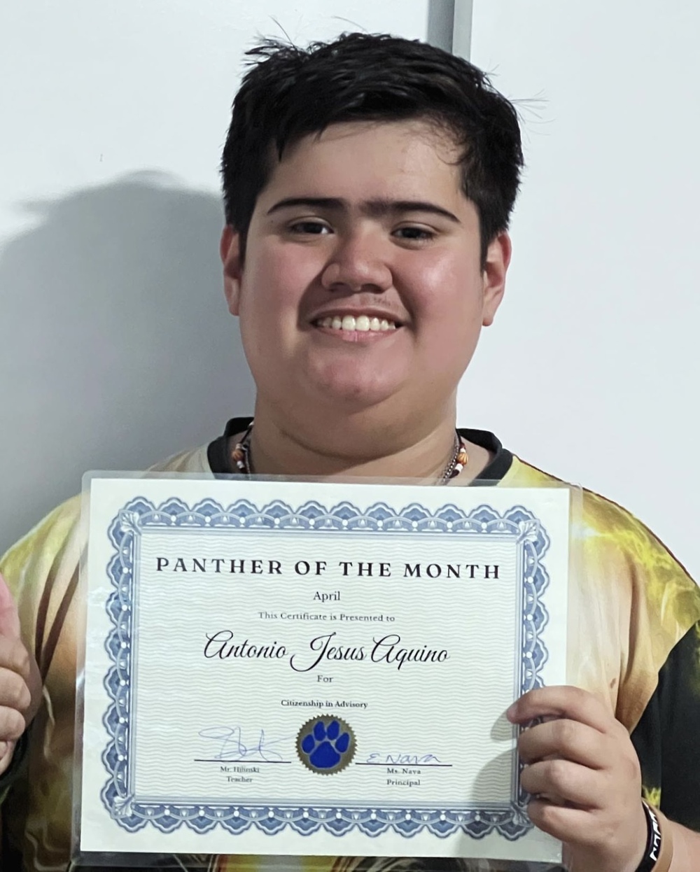 Ruby Rodriguez beams with pride as his SPED son, AJ Rodriguez Aquino, achieves the same scholastic award twice in a span of eight months.