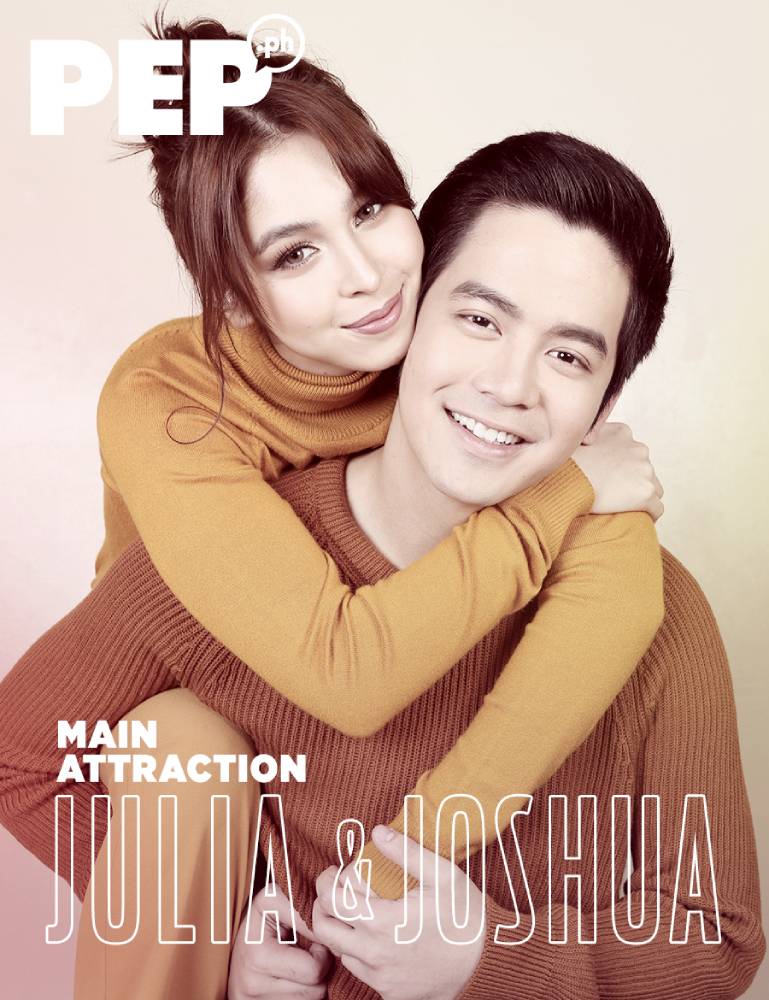 Joshua Garcia with former reel-and-real-life sweetheart Julia Barretto for 2018 PEP Main Attraction