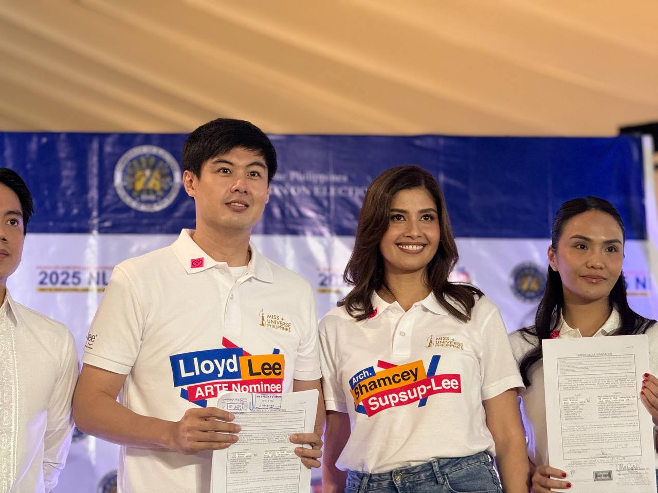 Lloyd Lee, Shamcey Supsup ARTE partylist