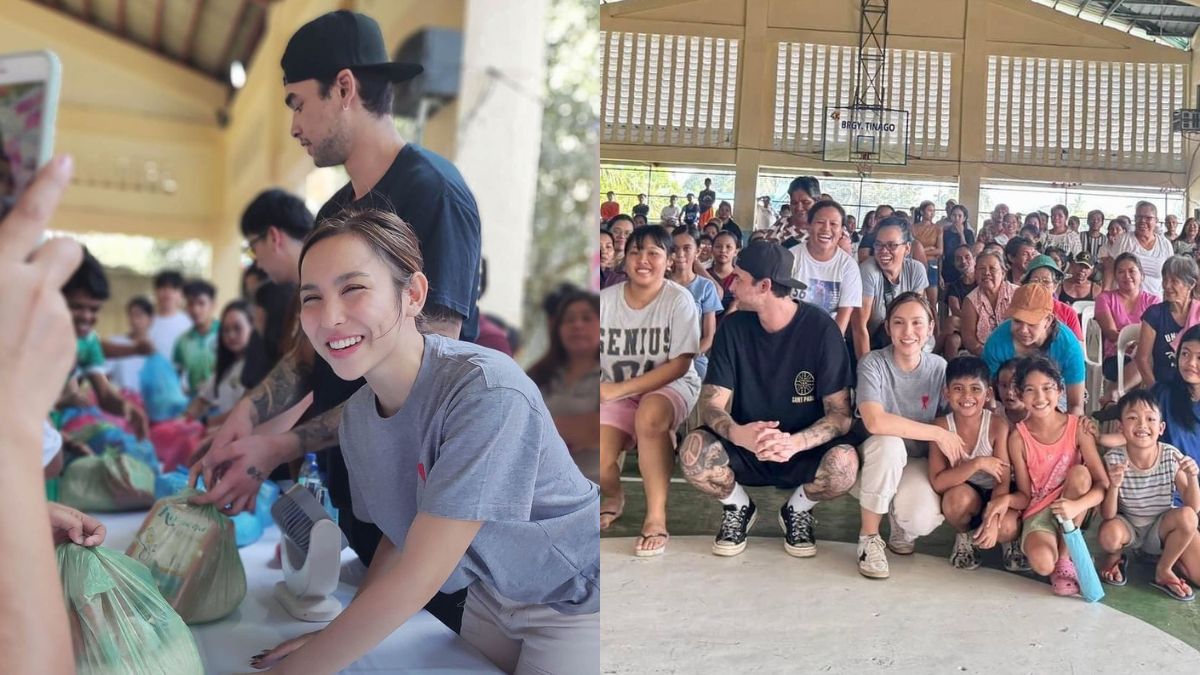 Kyline Alcantara distributes relief goods to typhoon victims | PEP.ph