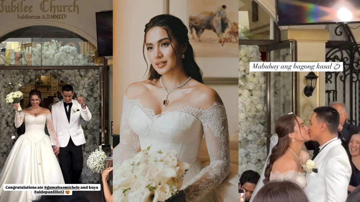 Michele Gumabao wedding to Aldo Panlilio