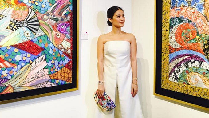 heart evangelista bag painting price