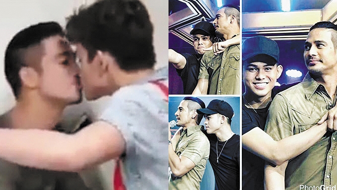 Piolo Pascual and son IÃ±igo hit back at bashers of theirÂ viralÂ kissing  video | PEP.ph