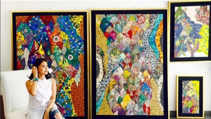 Heart Evangelista expresses feelings through art in new exhibit