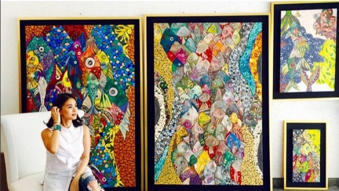 Heart Evangelista  Heart evangelista, Painting, Heart evangelista painting