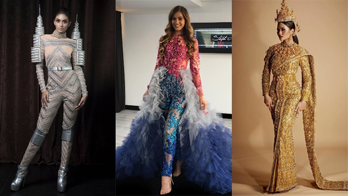 A peek at the gowns and national costumes of four Miss Universe 2016 ...