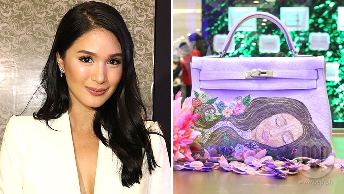 Heart Evangelista paints a Filipino-inspired picture on her Louis