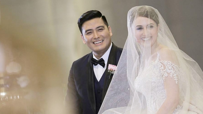 Alfred and Yasmine Vargas tie the knot in church wedding | PEP.ph