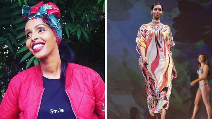 Beauty queen Muna Jama stuns in being the first to shun bikini in a ...