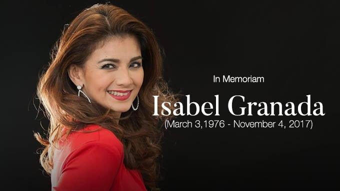 In memoriam: Isabel Granada 1976 - 2017 | PEP.ph