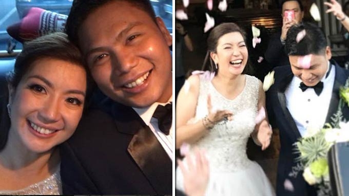 Snaps from the wedding of Kara David and singer-songwriter LM Cancio ...