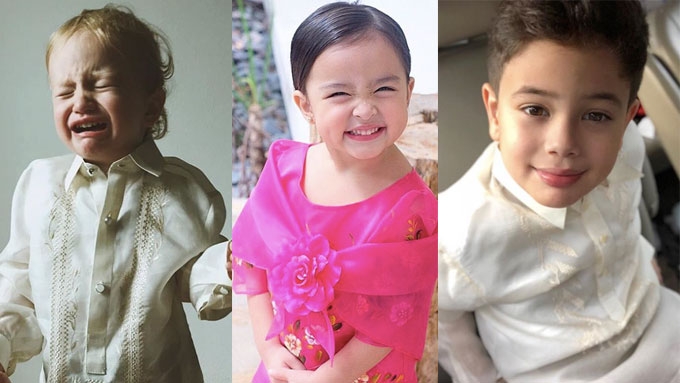 These Celebrity Kids Are Simply Adorable In Their Filipiniana Costumes |  Pep.Ph